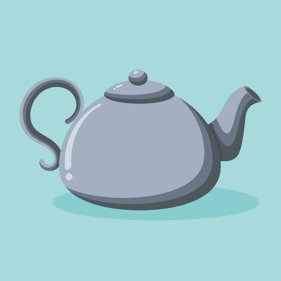 Isolated vector illustration graphic of a teapot kettle