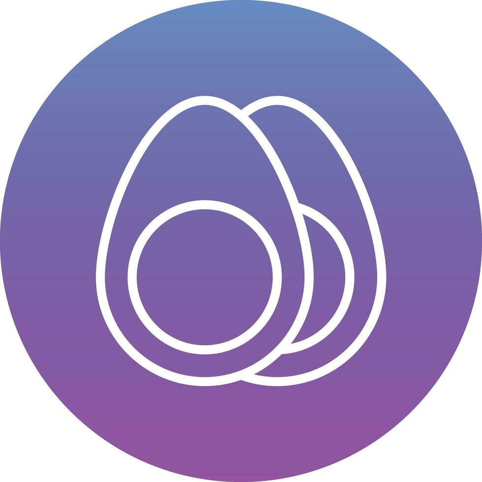 Boiled Egg Vector Icon
