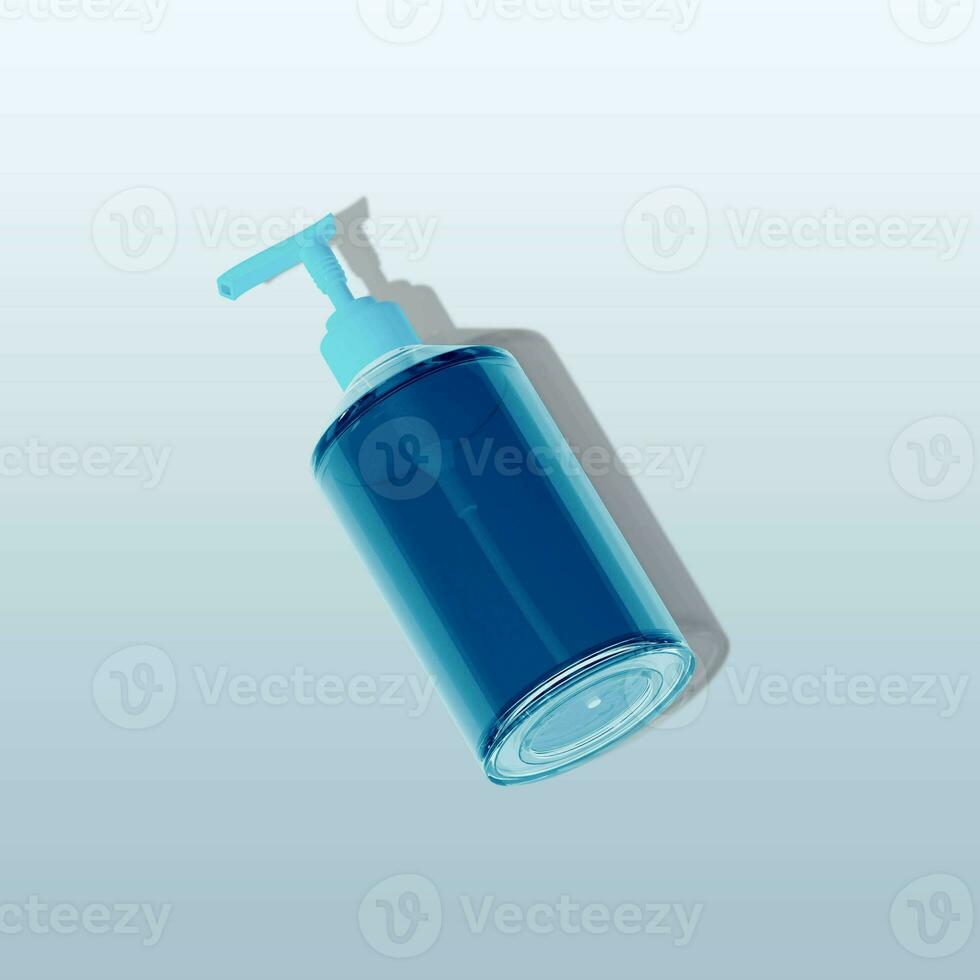 Shampoo Pump Plastic Bottle photo