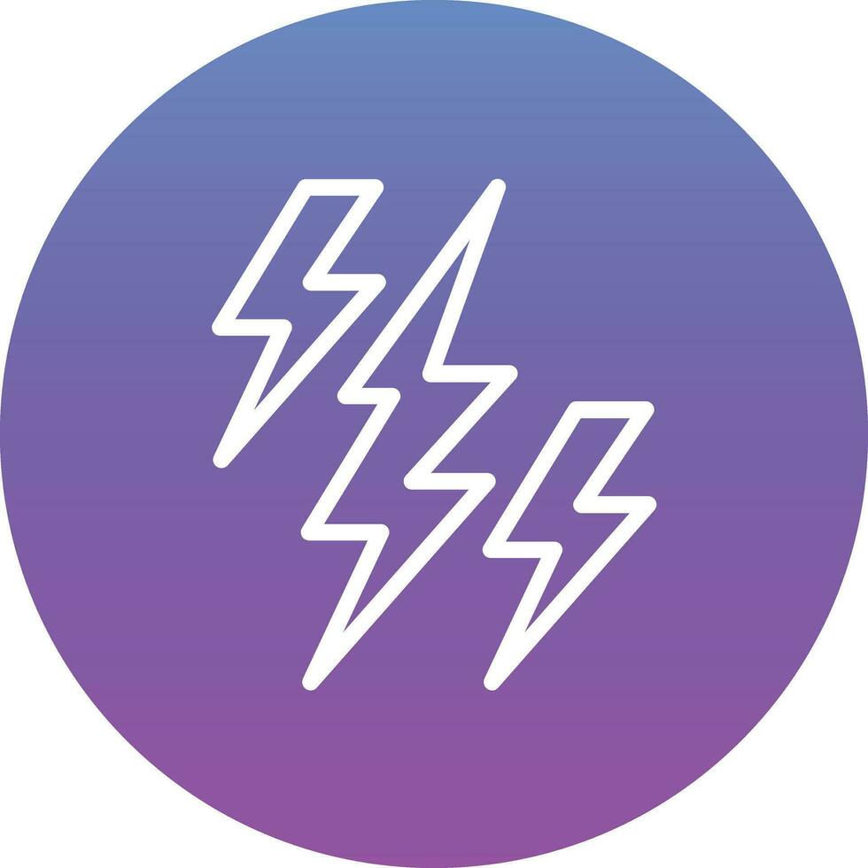 Lightning Vector Icon
