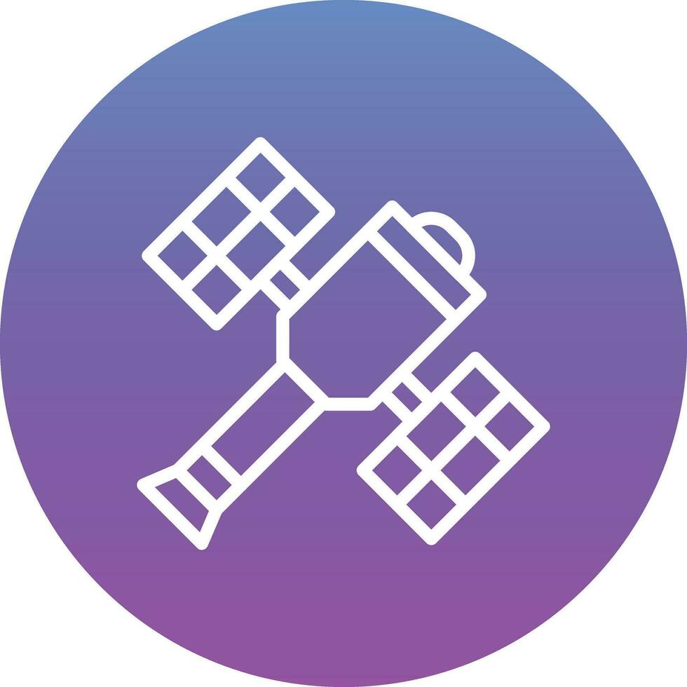 Hubble Telescope Vector Icon