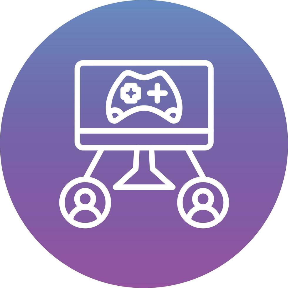 Game Viewers Vector Icon
