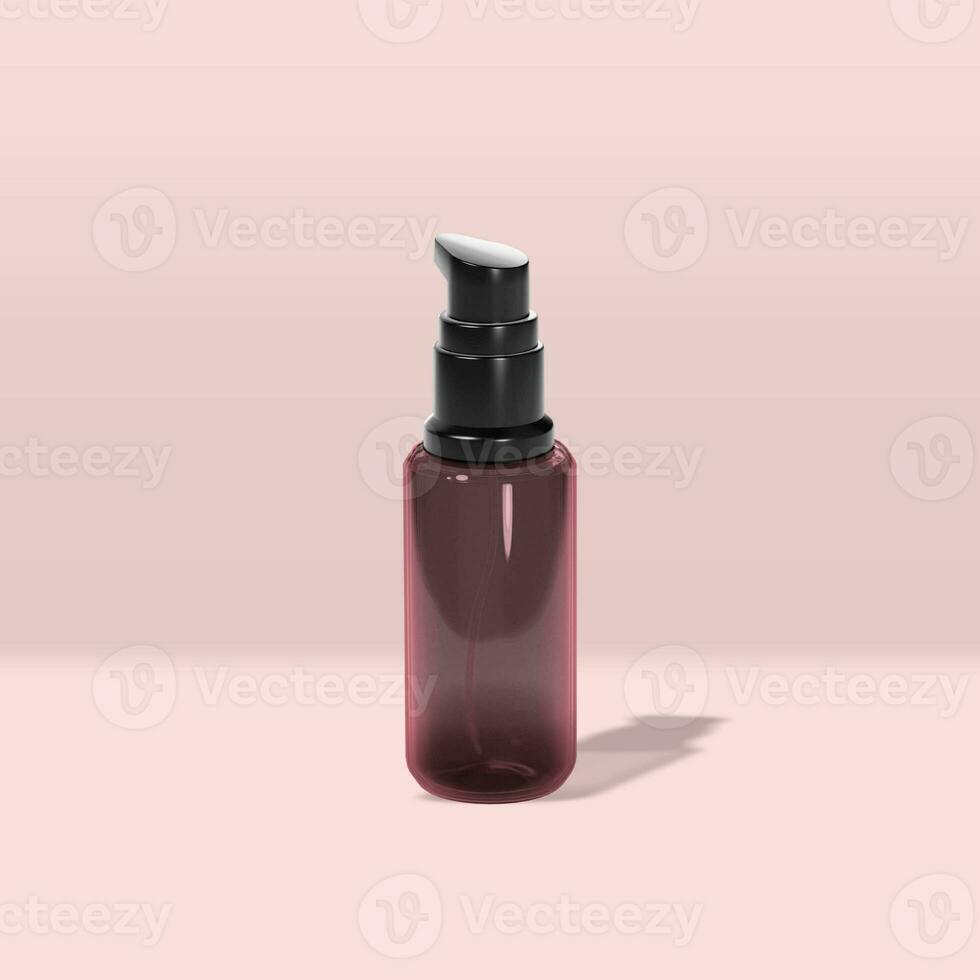 Pump Glass Bottle photo