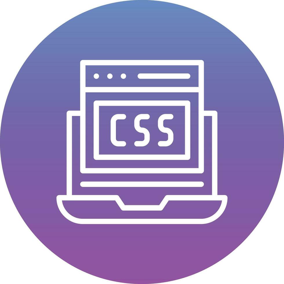 CSS Code Vector Icon