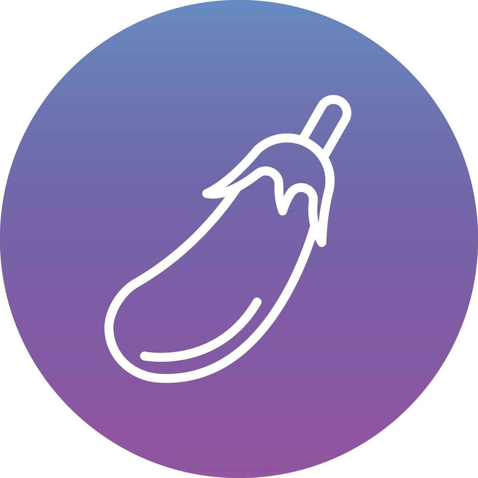 Eggplant Vector Icon