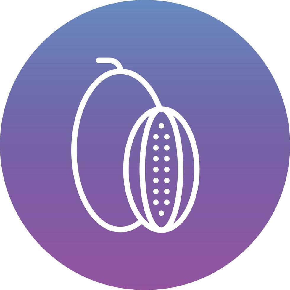 icono de vector de melón