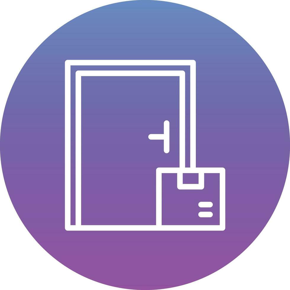 Door Delivery Vector Icon