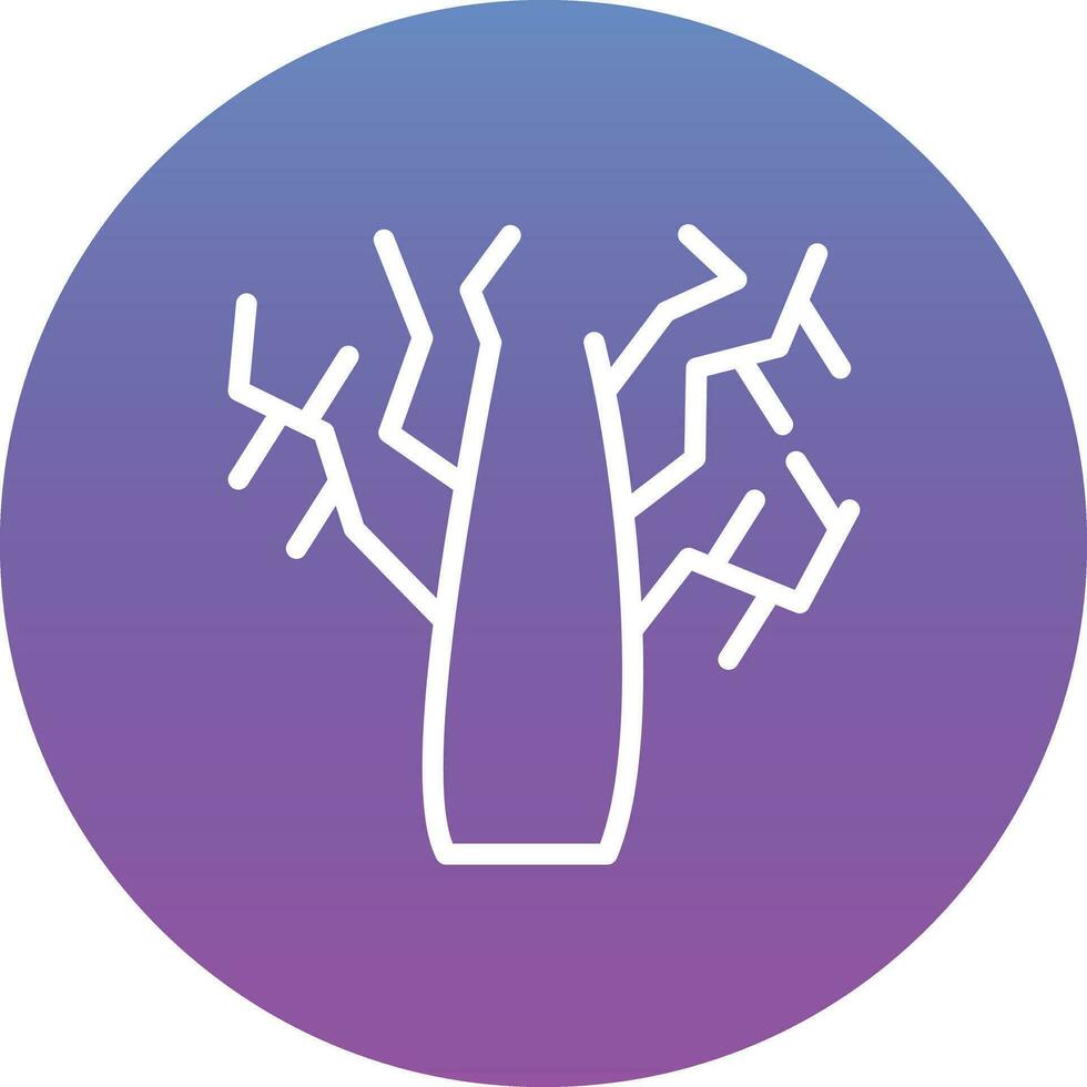 Dry Tree Vector Icon