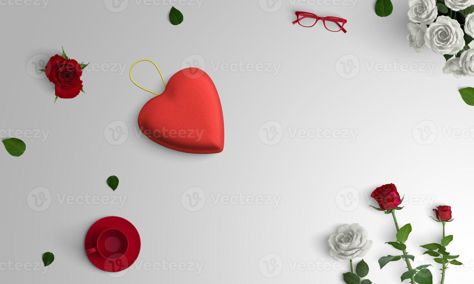 Valentines day special transparent image for graphics design 2 photo