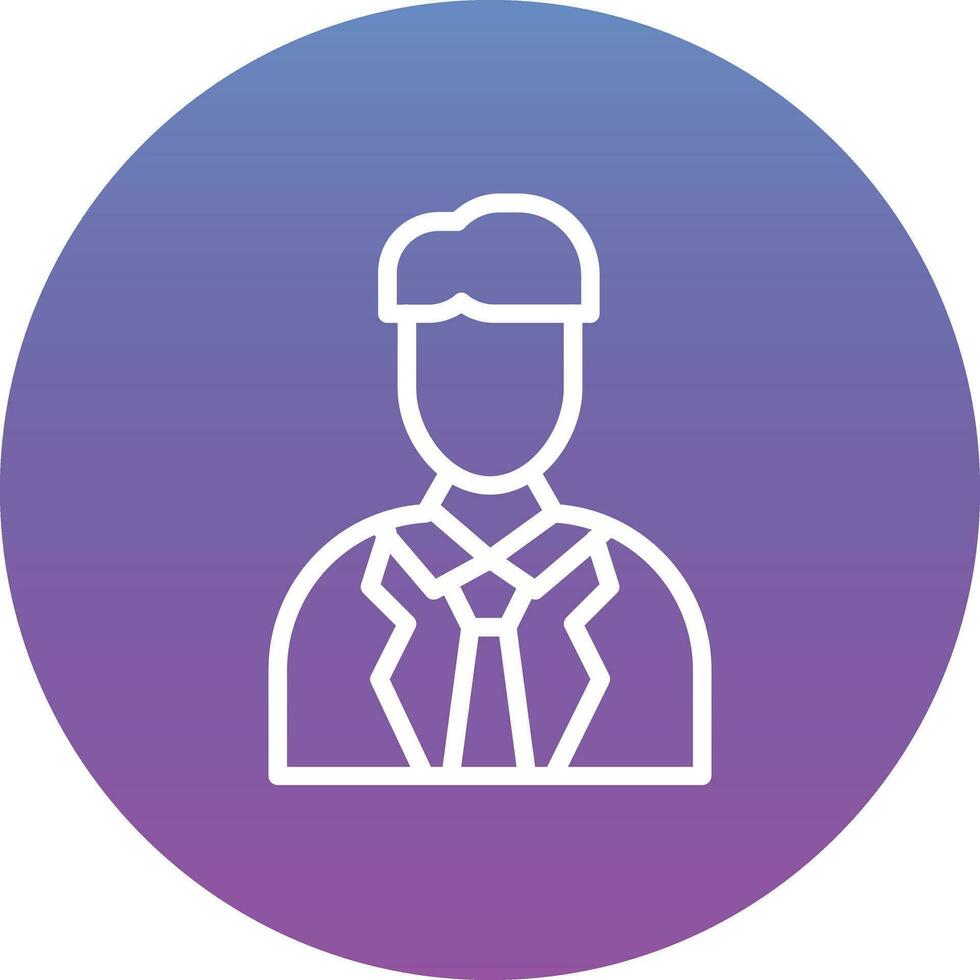 Male Financial Advisor Vector Icon