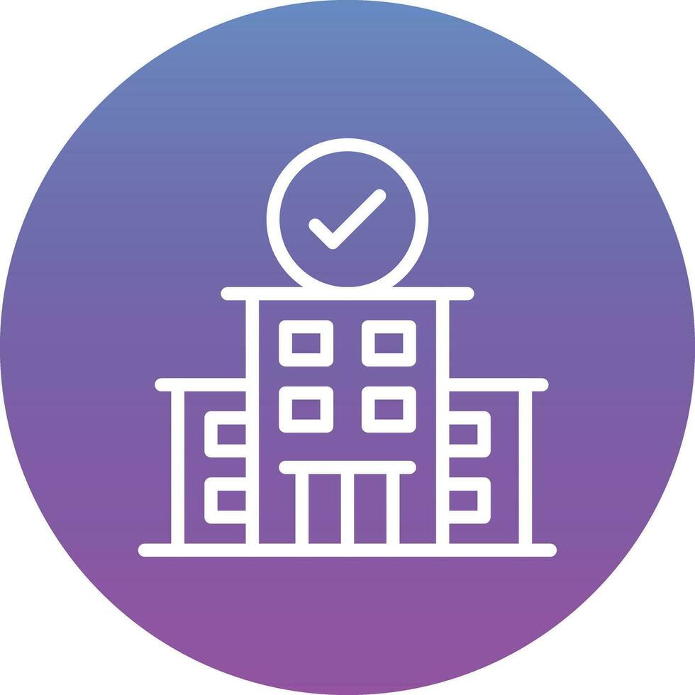 Hotel Booking Vector Icon