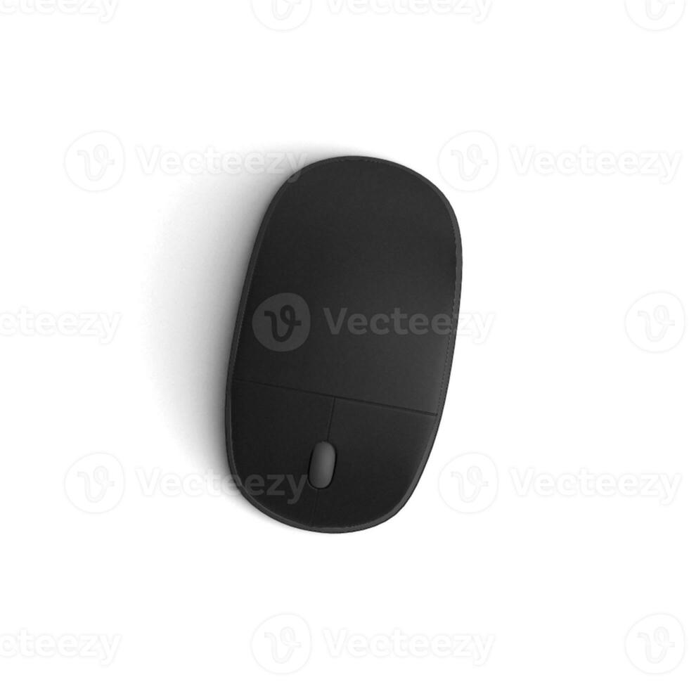 Wireless mouse isolated on white background high quality image photo