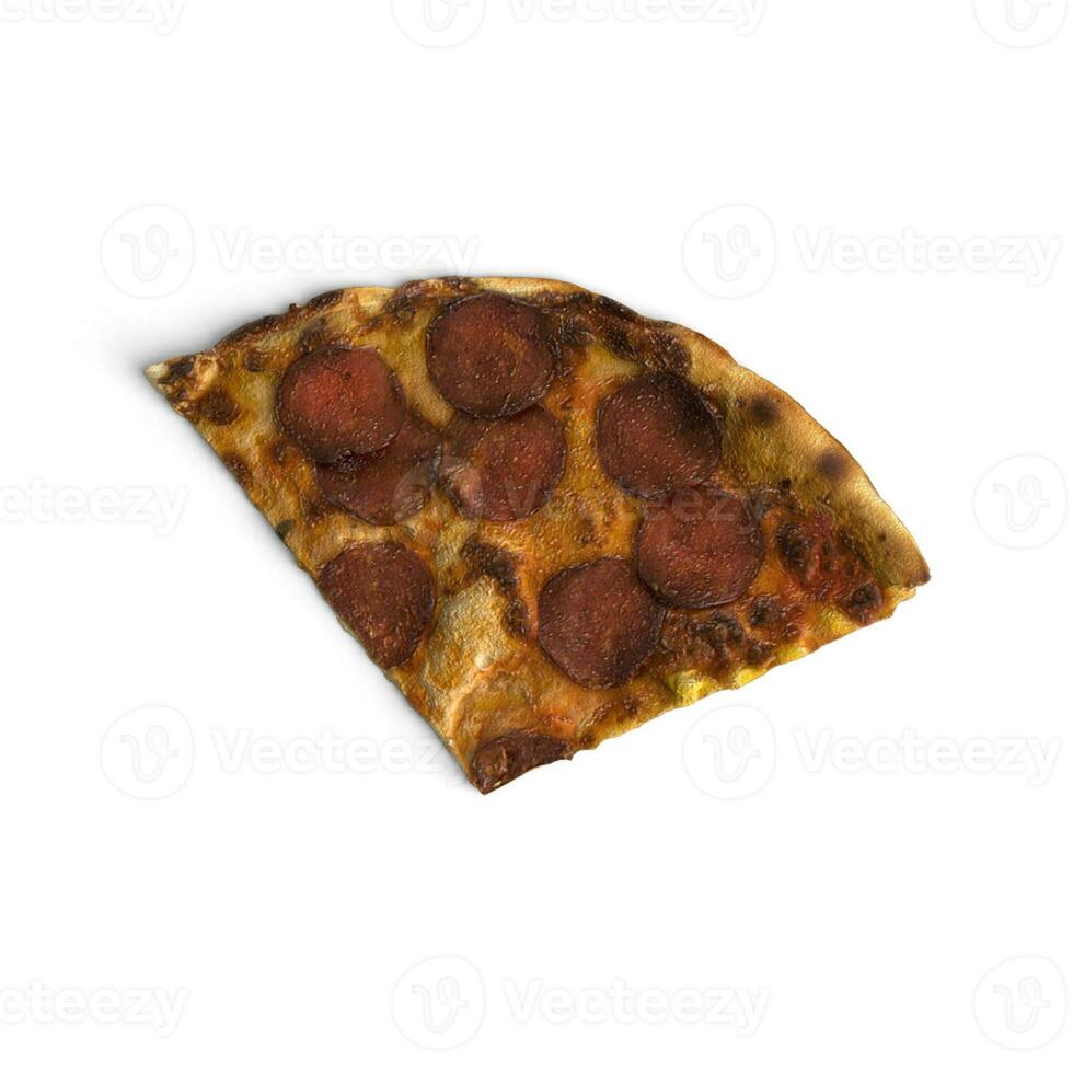 Pizza sliced isolated on white background transparent vagetable photo