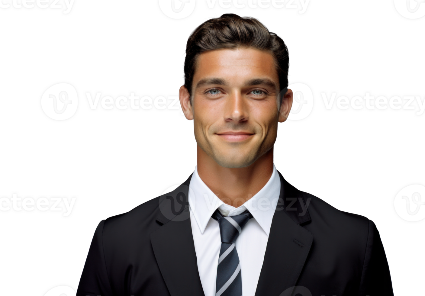AI generated Confident Businessman Portrait with a Smile png