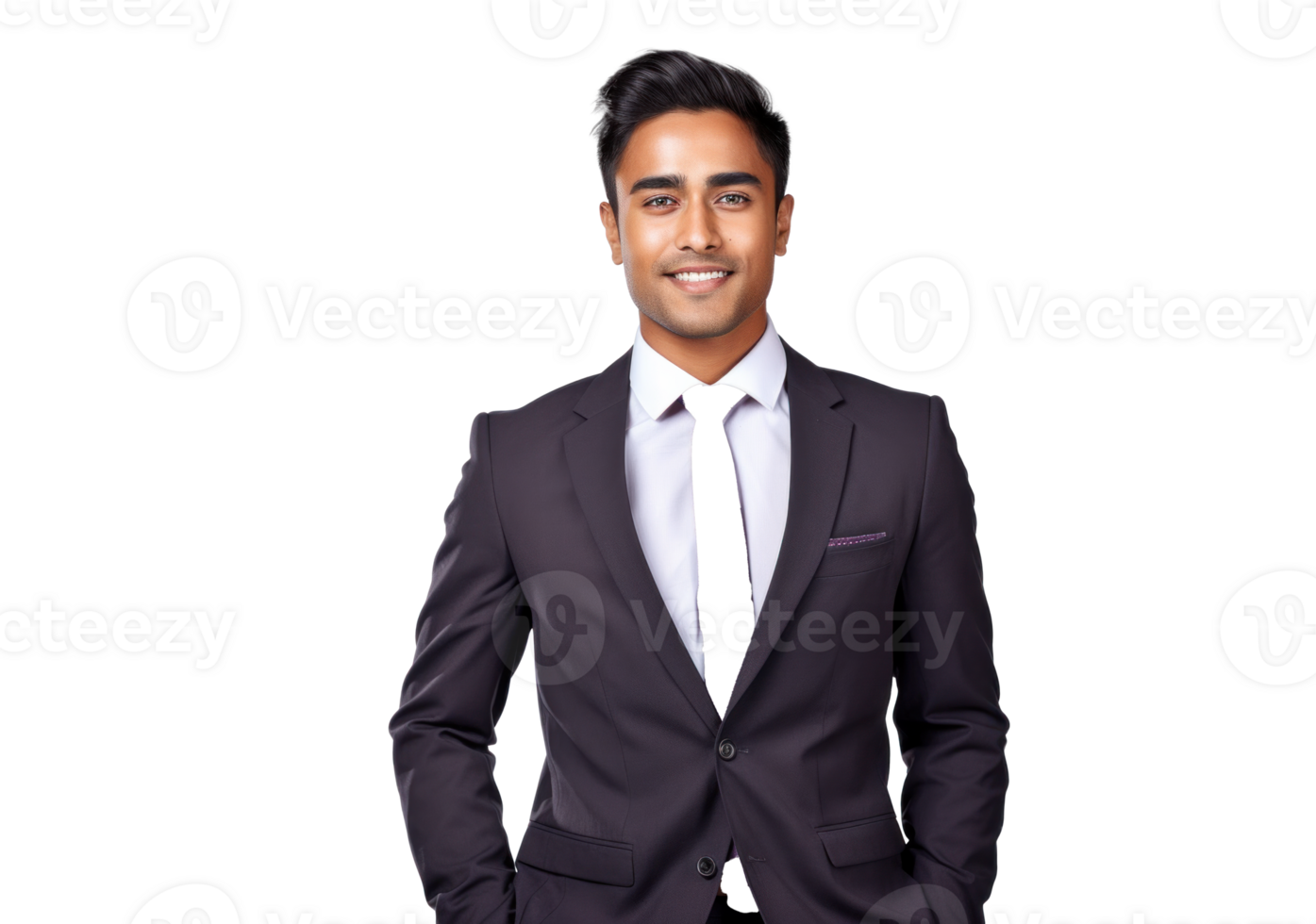 AI generated Confident Indian Businessman Portrait png