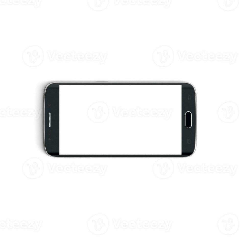 Mobile Phone - Front - Horizontal - Black photo