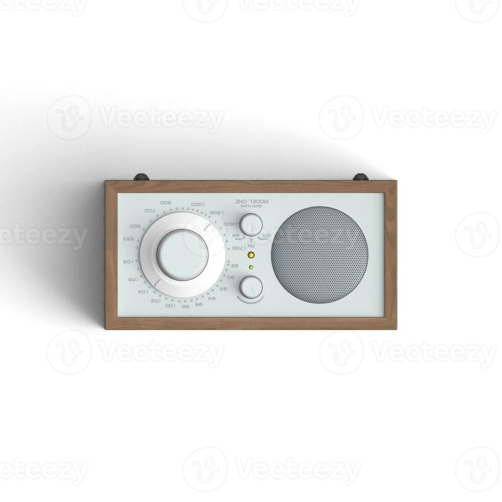 Radio Table Isometric view image high quality image photo