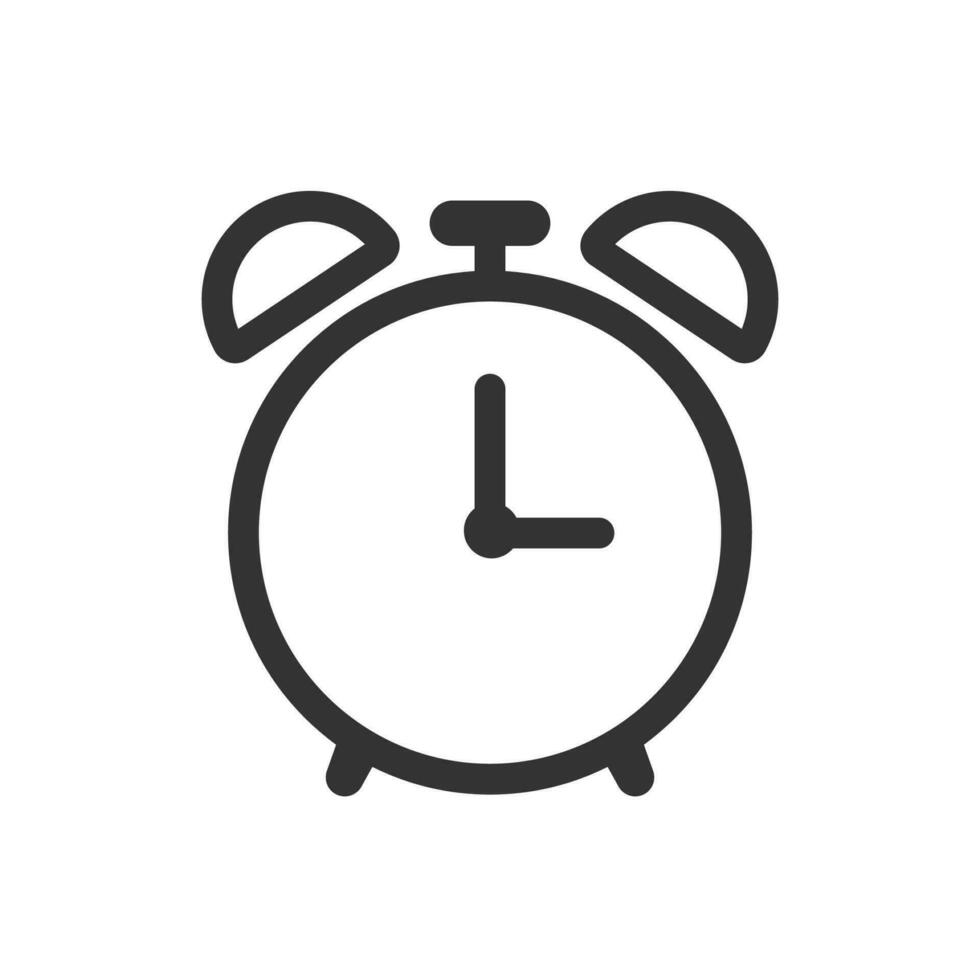 reloj Temporizador sencillo icono , alarma icono, hora vector ilustración.