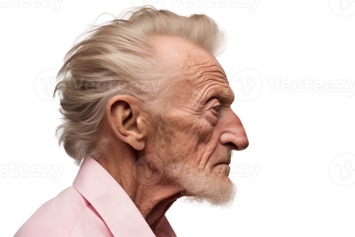 AI generated Senior Man Fashion Model Business Look png