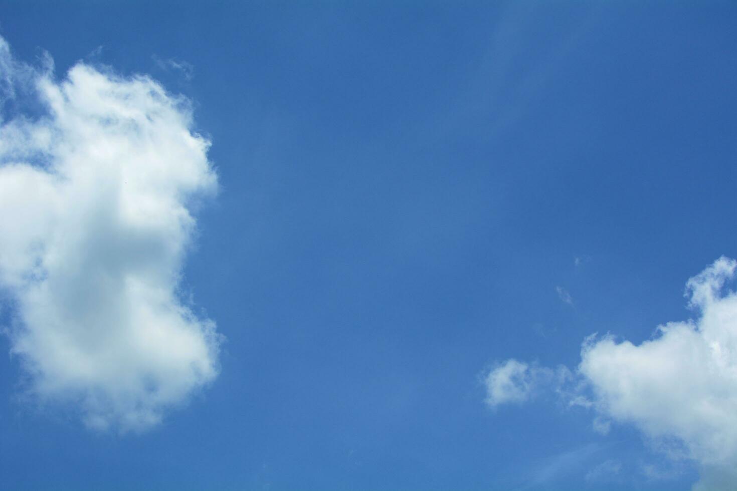 Blue sky background with clouds. photo