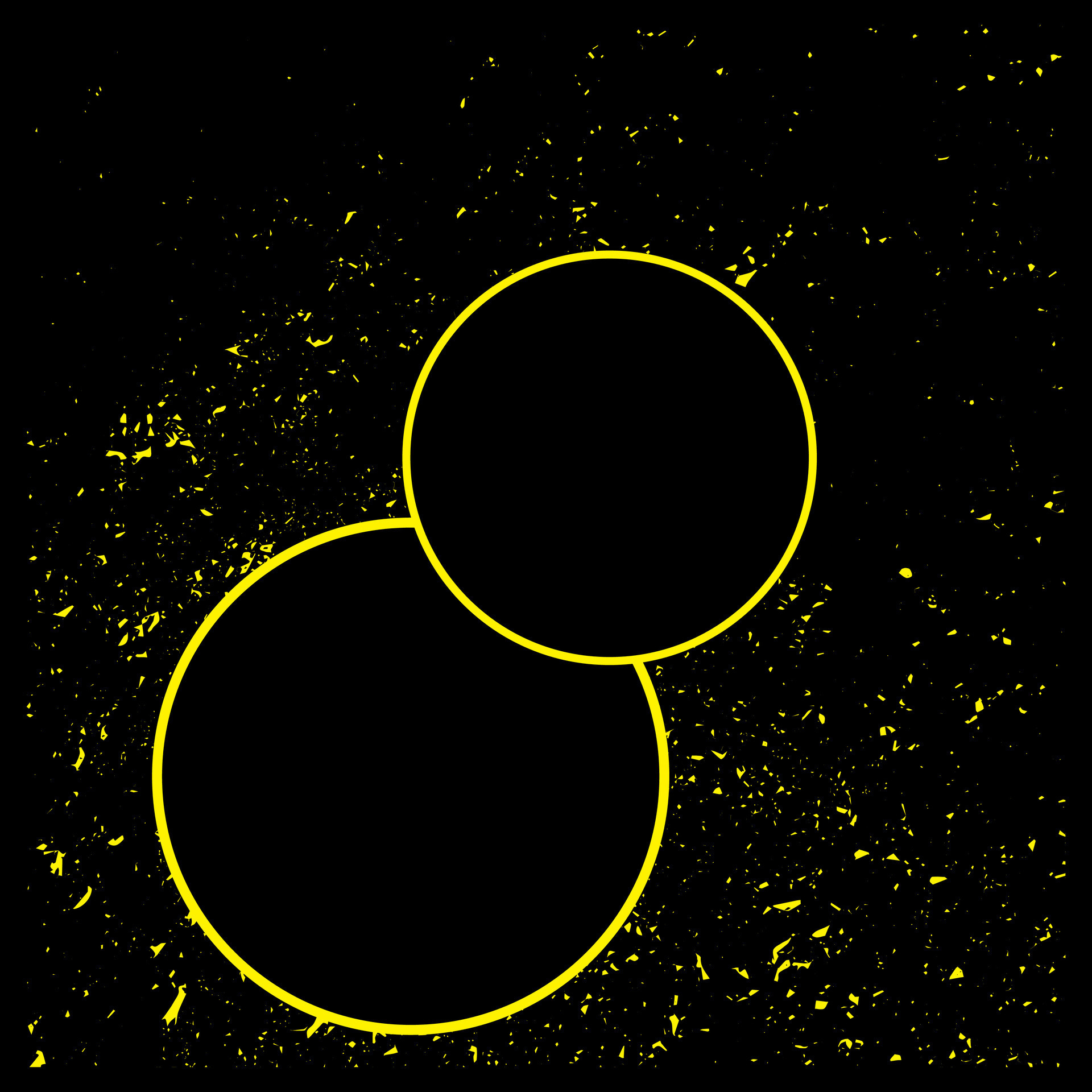 ILLUSTRATION YELLOW GRUNGE GRAINY TEXTURE VINTAGE SIMPLE MINIMALIST