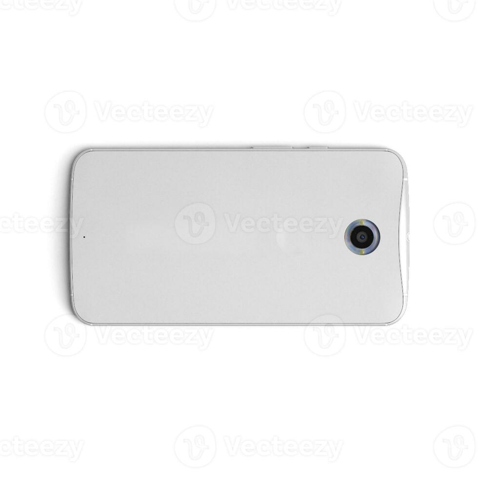 Empty mobile backside image camera view for advertising photo