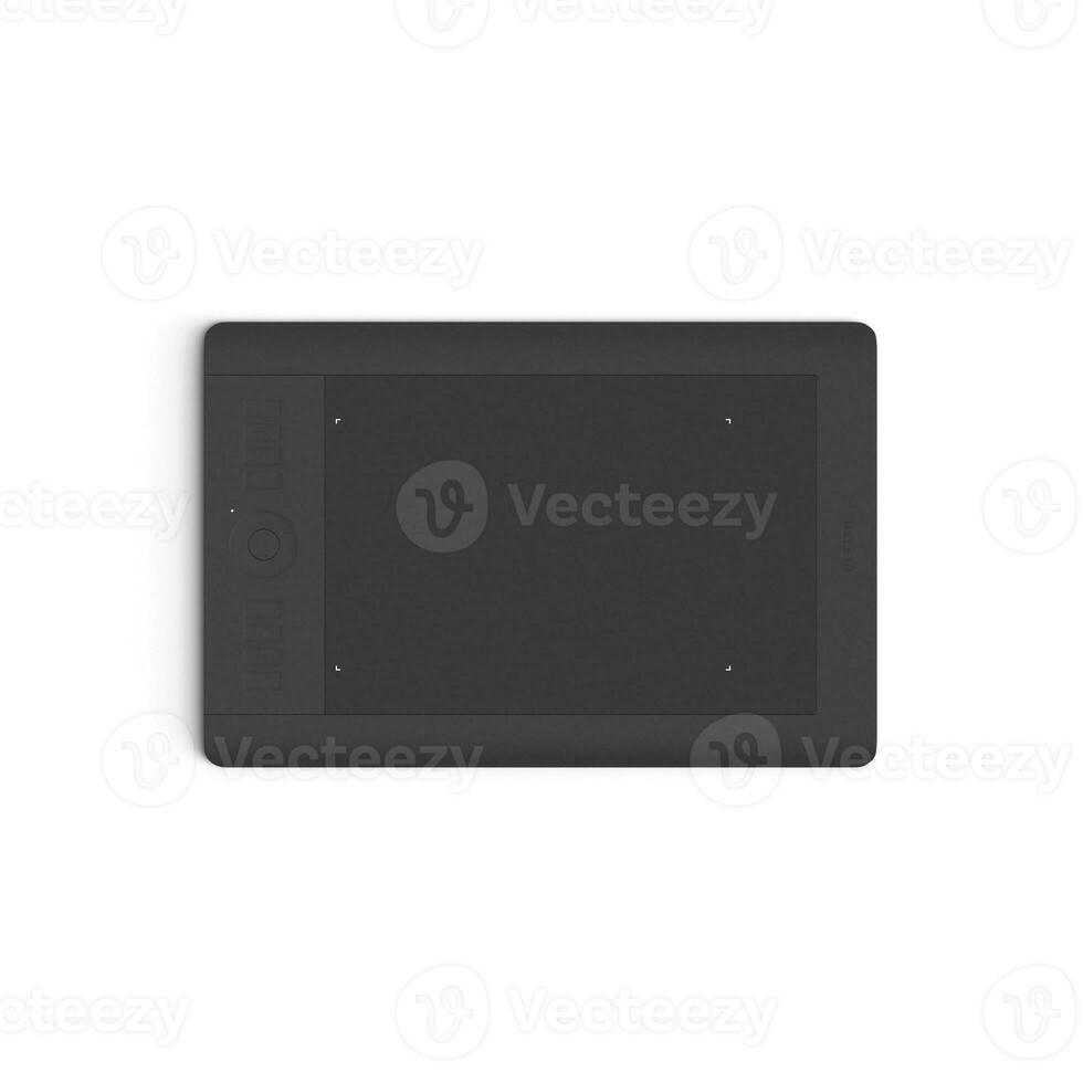 Touch empty display with blank screen isolated on white background for ads medium size photo
