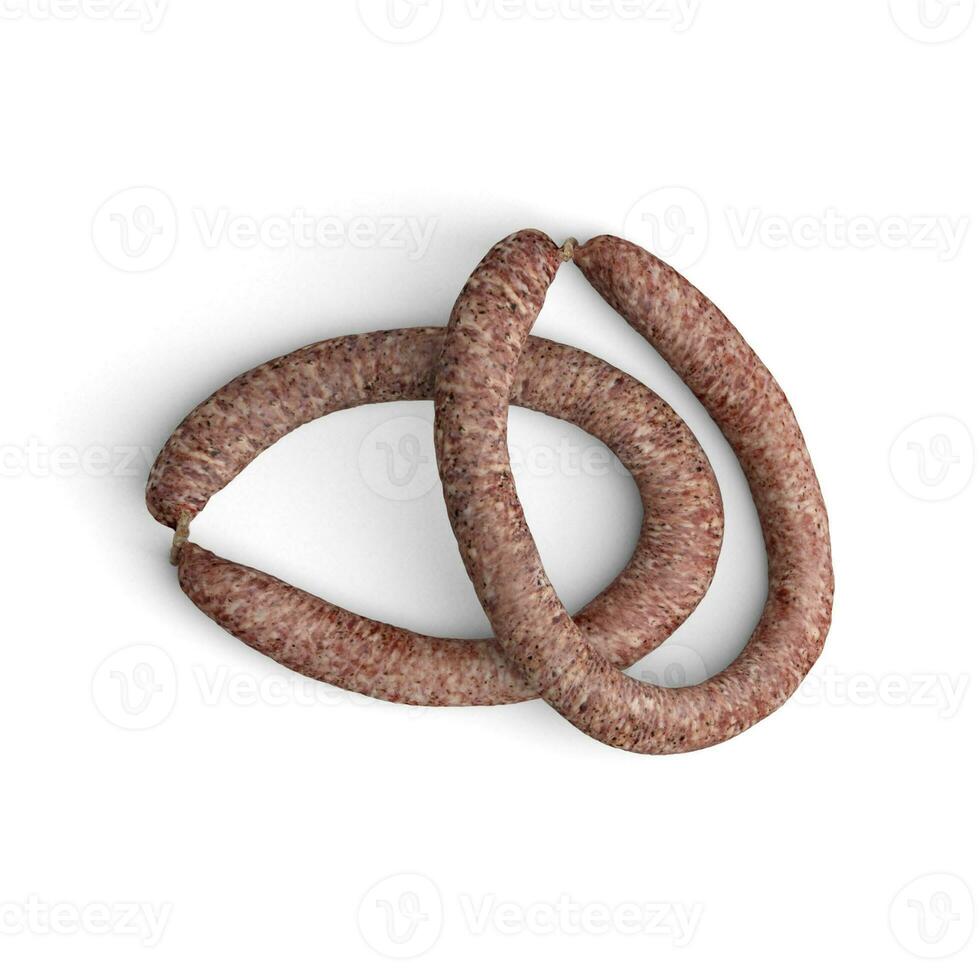 Sausage isolate on white background transparent photo