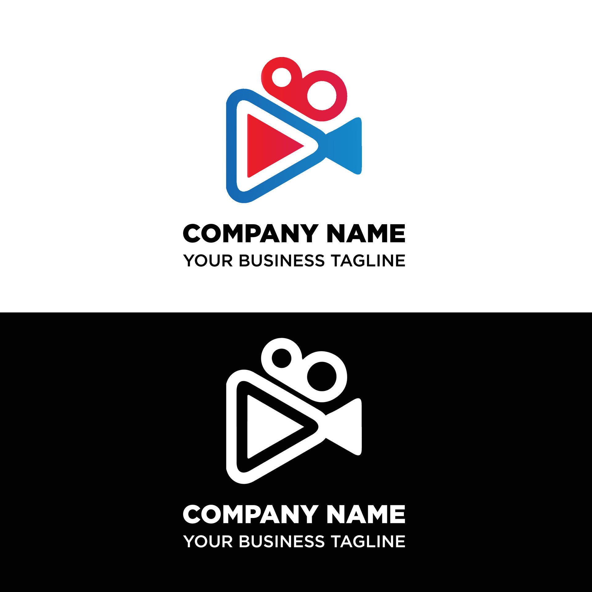 video production logo Design 36464783 Vector Art at Vecteezy