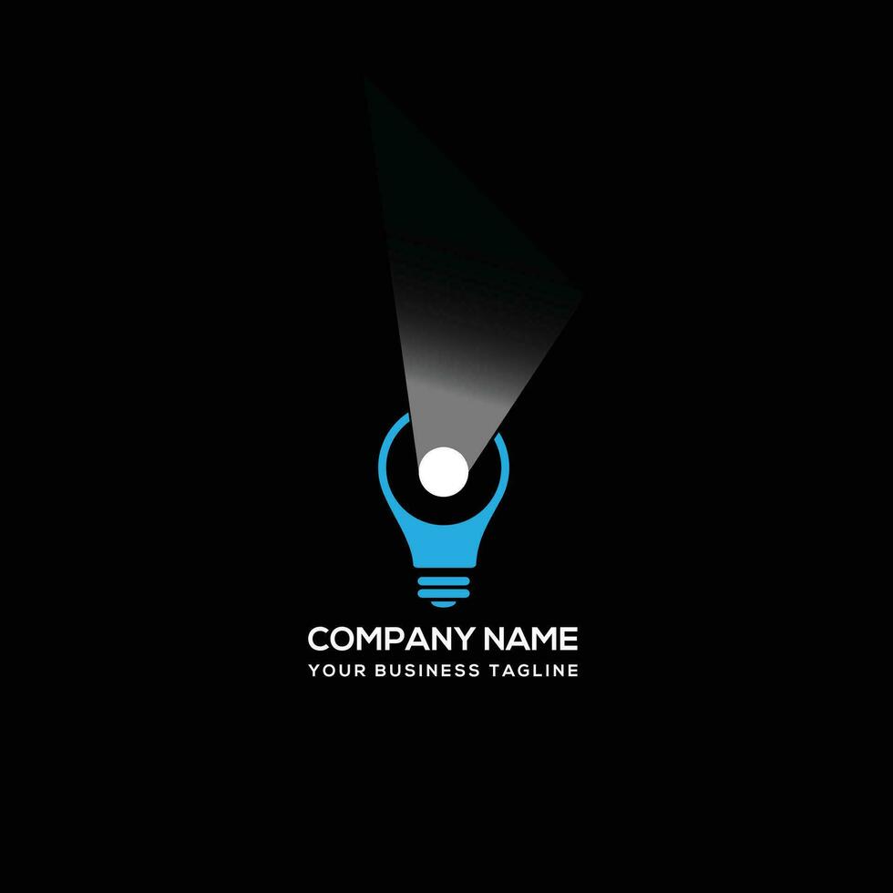 Search Light Logo Design vector