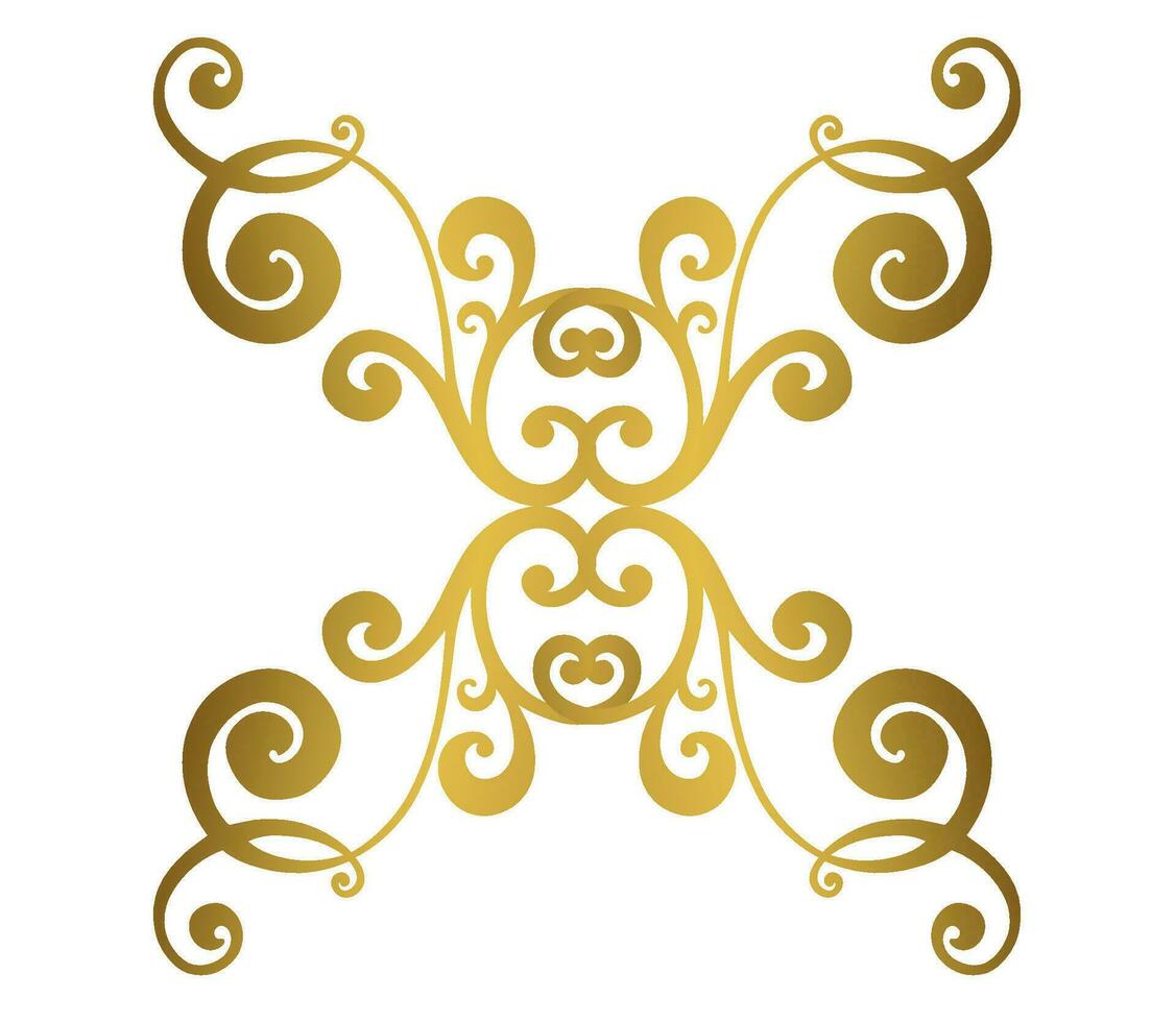 Damask vintage baroque scroll swirl. Victorian monogram heraldic shield swirl. vector