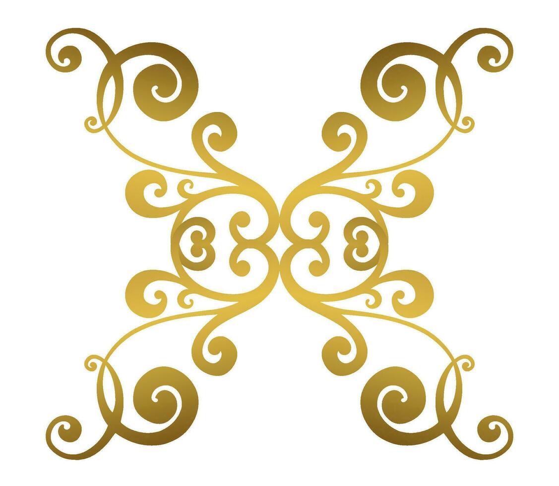 Damask vintage baroque scroll swirl. Victorian monogram heraldic shield swirl. vector