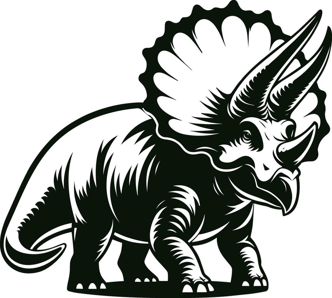 Triceratops Dinosaur illustration pro vector