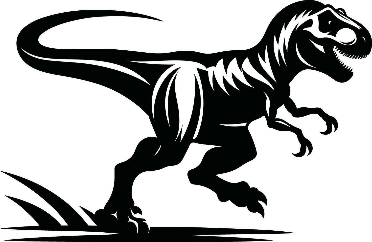 t rex dinosaurio ilustración gratis vector