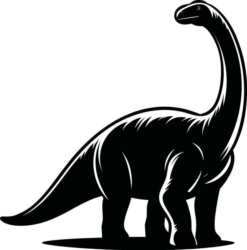 Apatosaurus Dinosaur illustration Free vector