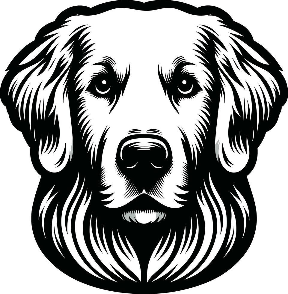 Beagle dog face isolated illustration pro vector