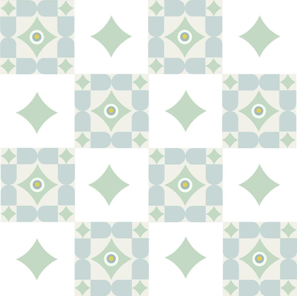 Fabric pattern design for templates. vector