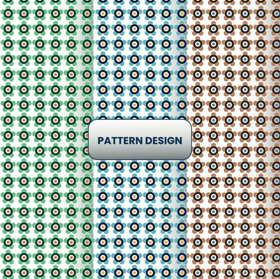 Pattern design Template for clothing vector