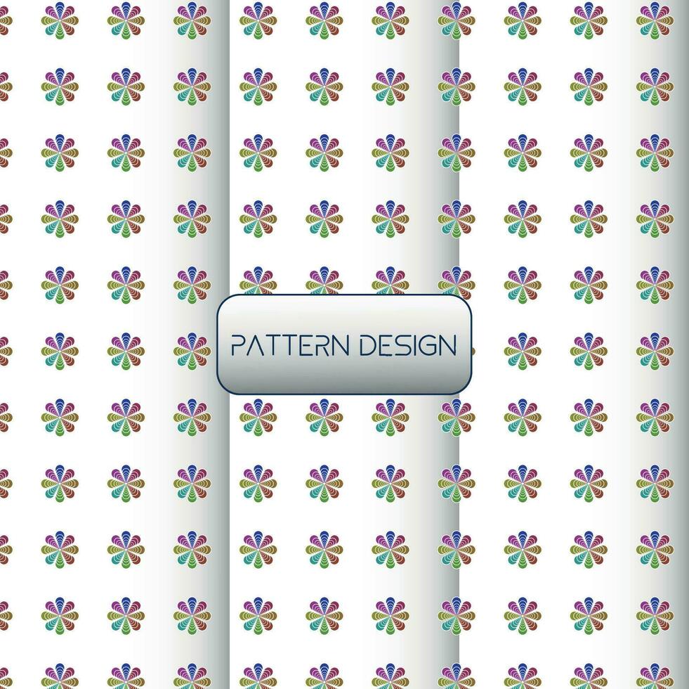 Pattern design Template for clothing vector
