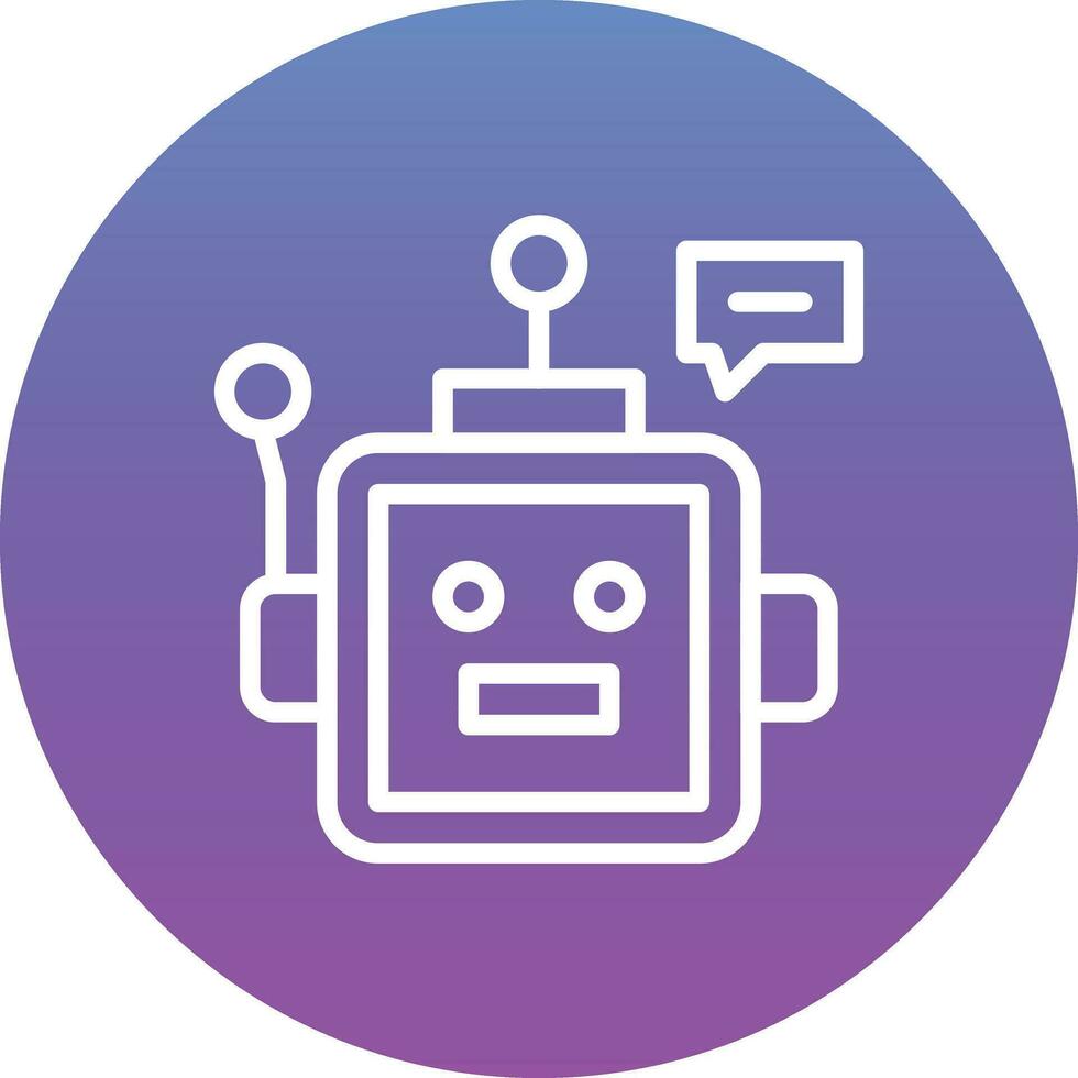 Chat Bot Vector Icon