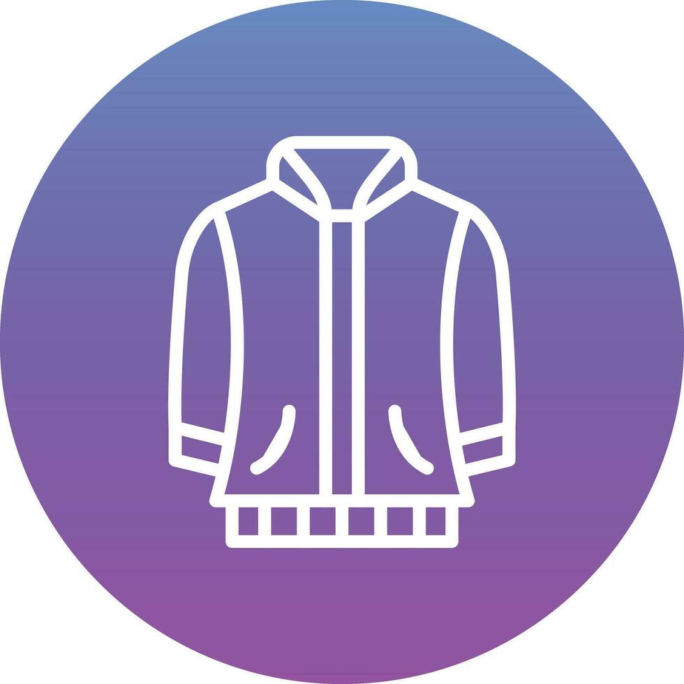 universidad chaqueta vector icono