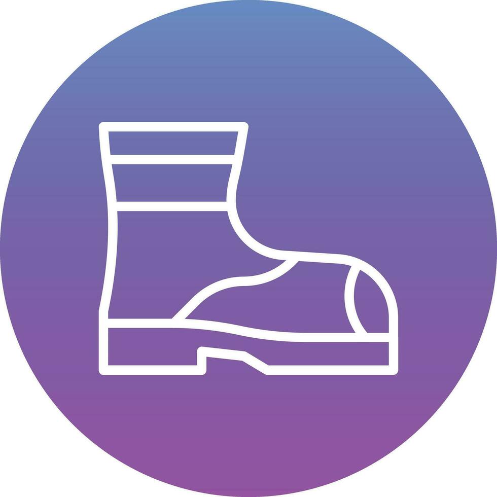 Firefighter Boots Vector Icon