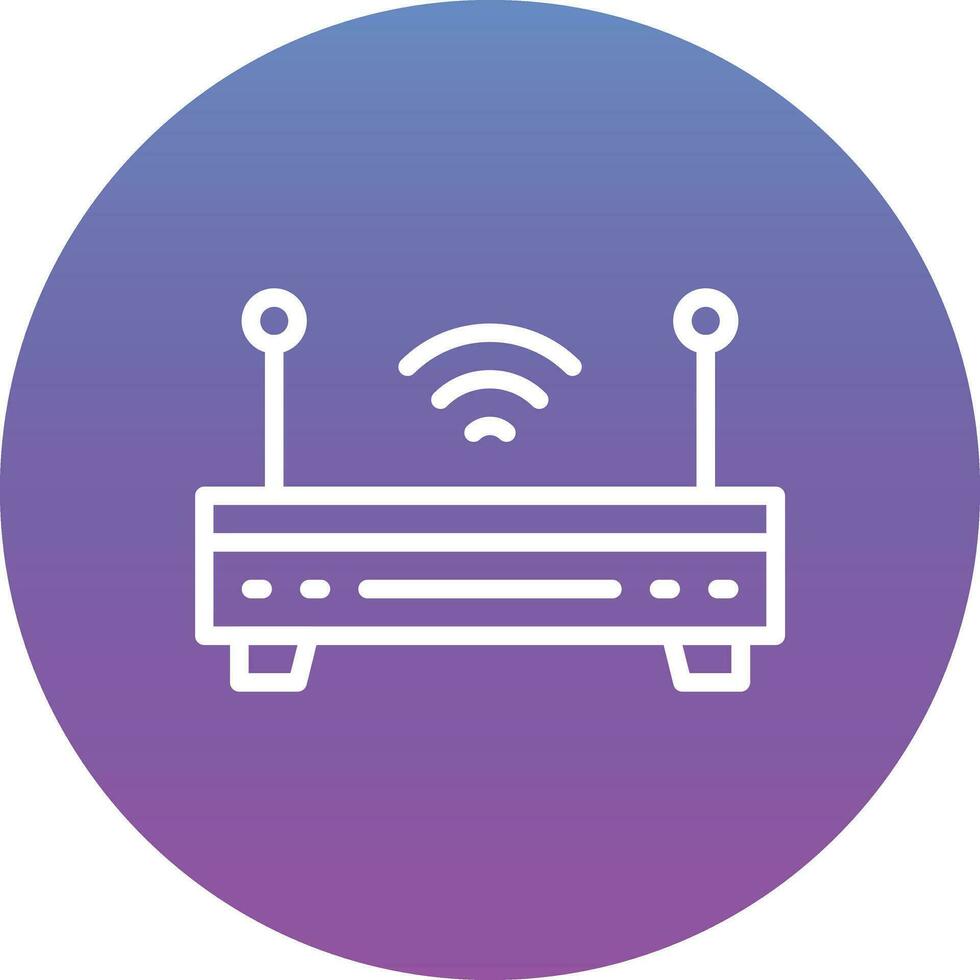 Wireless Router Vector Icon