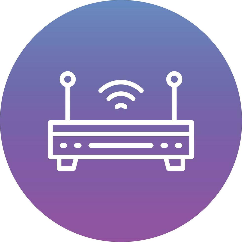 Wireless Router Vector Icon