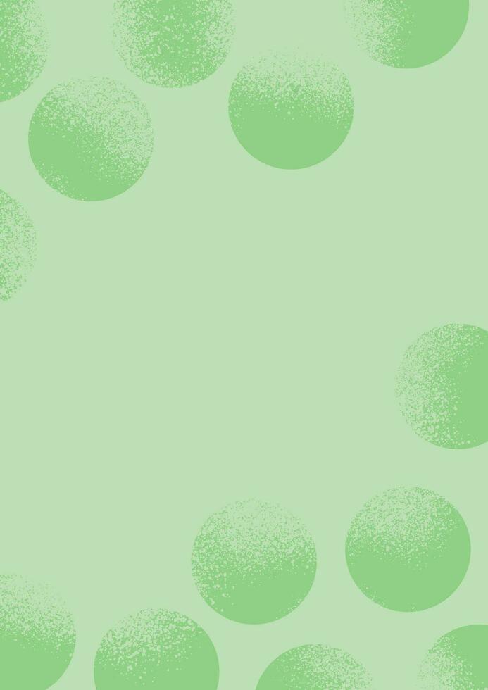 Abstract background with weathered retro grainy texture round shapes vector