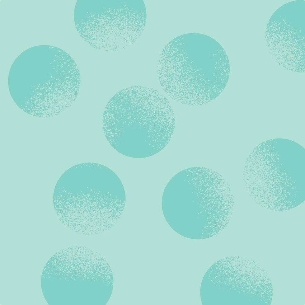 Abstract background with weathered retro grainy texture round shapes vector