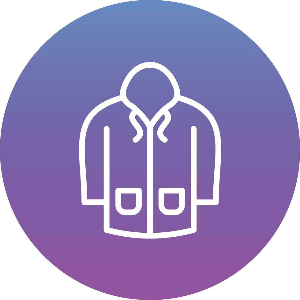 Raincoat Vector Icon