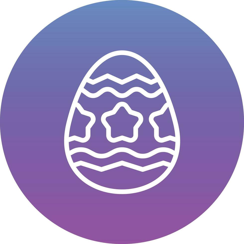 Chocolate Egg Vector Icon