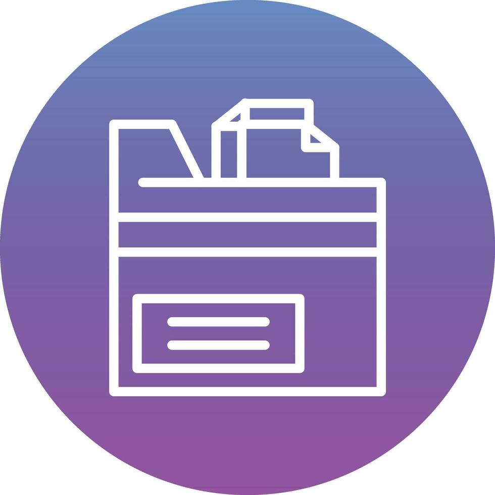 Folder with Files Vector Icon