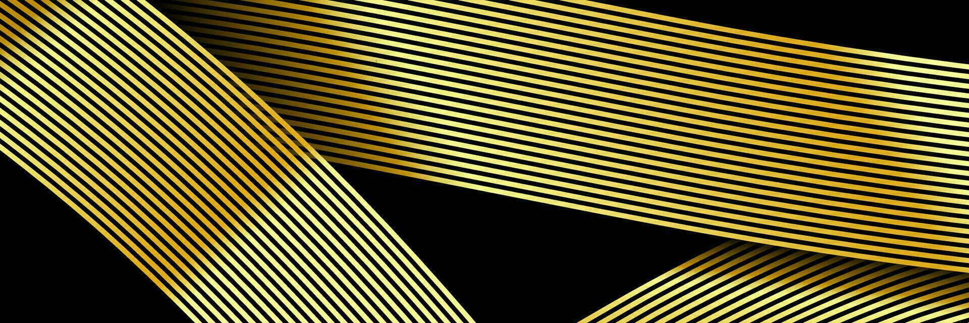 abstract elegant gold background with glowing lines vector
